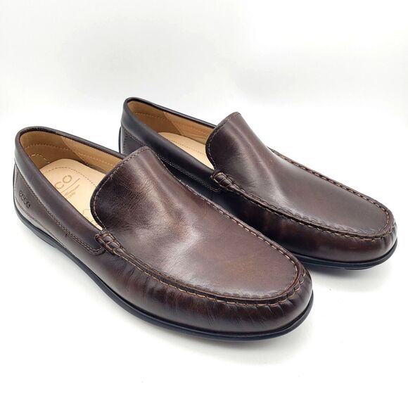 ECCO Classic Moc 2.0 Slip On Driving Shoes Loafer Brown US Men\'s Size 43, 9-9.5 main image 8